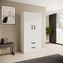 TREND 90 cm výklopná šatní skříň se zásuvkami - funkční a moderní