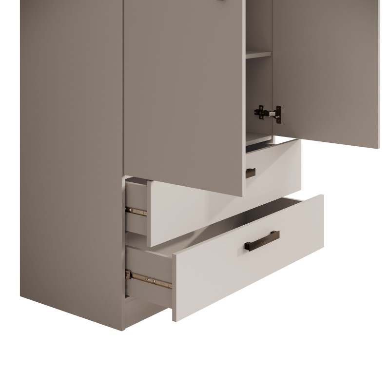 TREND 90 cm výklopná šatní skříň se zásuvkami - funkční a moderní