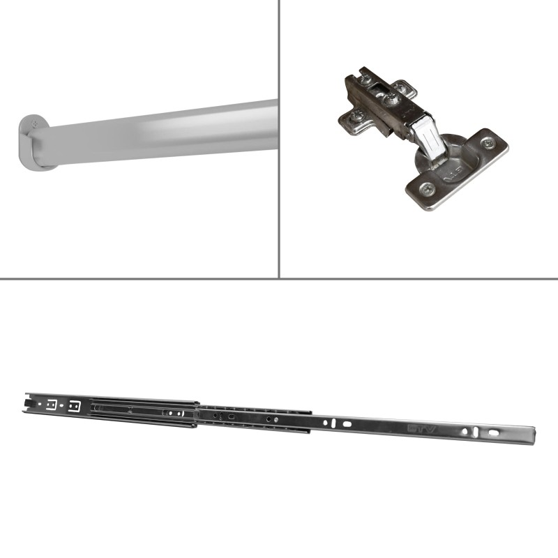 TREND 90 cm výklopná šatní skříň se zásuvkami - funkční a moderní