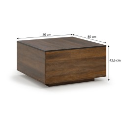 Čtvercový konferenční stolek FELIA - moderní a funkční