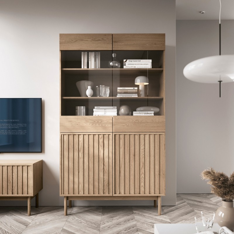 Komoda SAPPORO 3 zásuvky a 1 dvířka | Styl a funkčnost