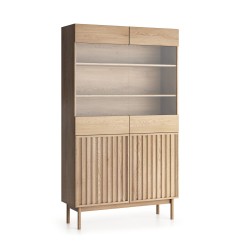 Skříň se skleněnými dvířky SAPPORO 2 - elegantní a funkční