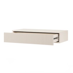 Konzolový stolek SOFT s 1 zásuvkou a rýhovanými čely