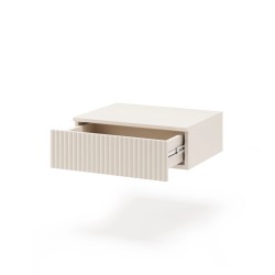 Zavěšený noční stolek SOFT s 1 zásuvkou – moderní design