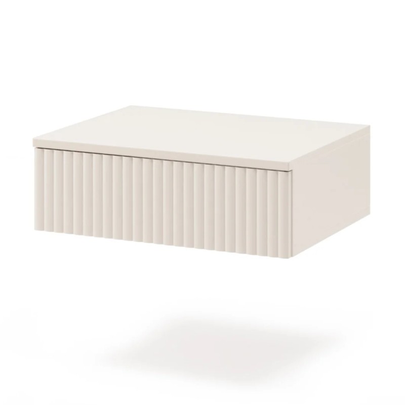 Zavěšený noční stolek SOFT s 1 zásuvkou – moderní design