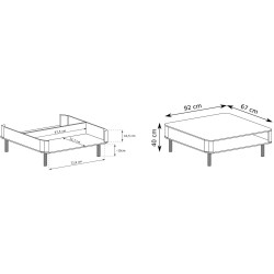Konferenční stolek Nevada - moderní a funkční design
