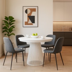 Kulatý skládací stůl LUMI - moderní stůl