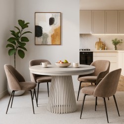 Kulatý skládací stůl LUMI - moderní stůl