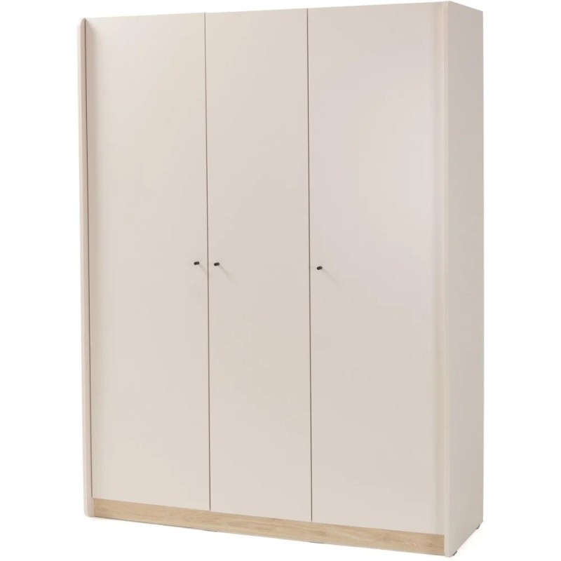 Třídveřová šatní skříň ALEX | Moderní šatní skříň s policemi a tyčí