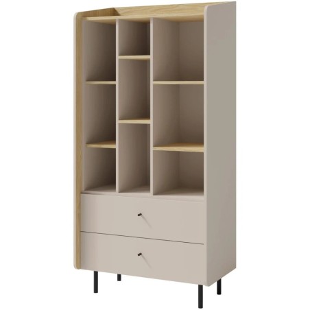 Knihovna ALEX se 2 zásuvkami - moderní a funkční