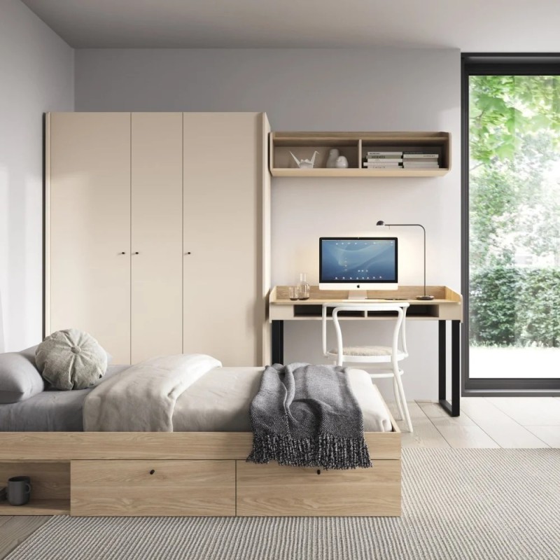 Komoda ALEX s 1 dvířky a 4 zásuvkami - moderní úložný nábytek