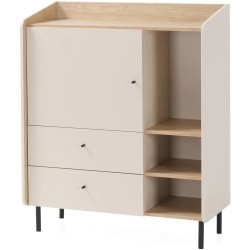 Komoda ALEX s 1 dvířky a 2 zásuvkami