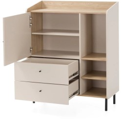 Komoda ALEX s 1 dvířky a 2 zásuvkami