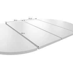 Kulatý skládací stůl BILBAO - moderní a robustní