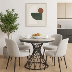 Kulatý rozkládací stůl LAURA - elegantní a moderní