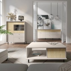 Komoda MONAKO 7 zásuvek a 2 dvířka - elegantní, moderní a prostorná