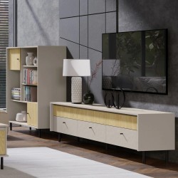 Komoda MONAKO 7 zásuvek a 2 dvířka - elegantní, moderní a prostorná