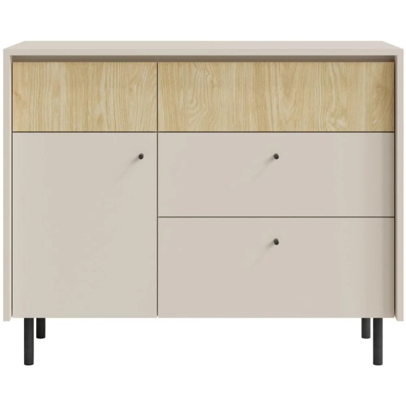 Komoda MONAKO 4 zásuvky a 1 dvířka - moderní a kompaktní