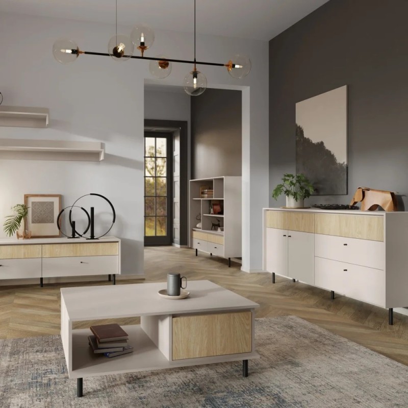 Komoda MONAKO 4 zásuvky a 1 dvířka - moderní a kompaktní