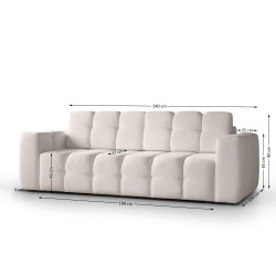 Třímístná pohovka s funkcí spaní BONA