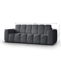 Třímístná pohovka s funkcí spaní BONA