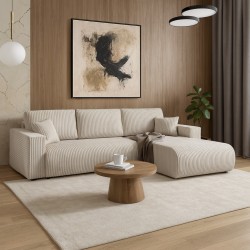 Rohová pohovka PORTO do L s funkcí spaní a úložným boxem