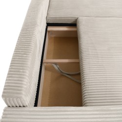 Rohová pohovka PORTO do L s funkcí spaní a úložným boxem