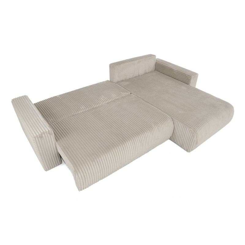 Rohová pohovka PORTO do L s funkcí spaní a úložným boxem