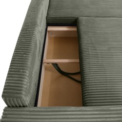 Rohová pohovka PORTO do L s funkcí spaní a úložným boxem