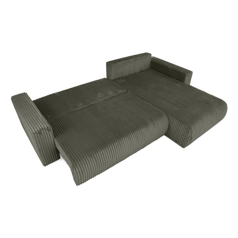 Rohová pohovka PORTO do L s funkcí spaní a úložným boxem