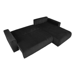 Rohová pohovka PORTO do L s funkcí spaní a úložným boxem