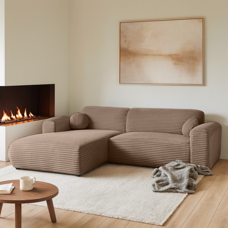 Rohová pohovka PUERTO L bez funkce spaní - moderní a pohodlná