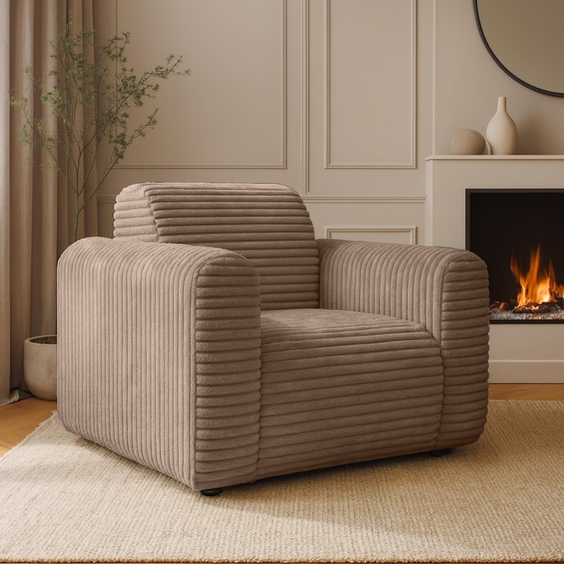 Křeslo PUERTO v látce Tilia - styl a pohodlí do obývacího pokoje