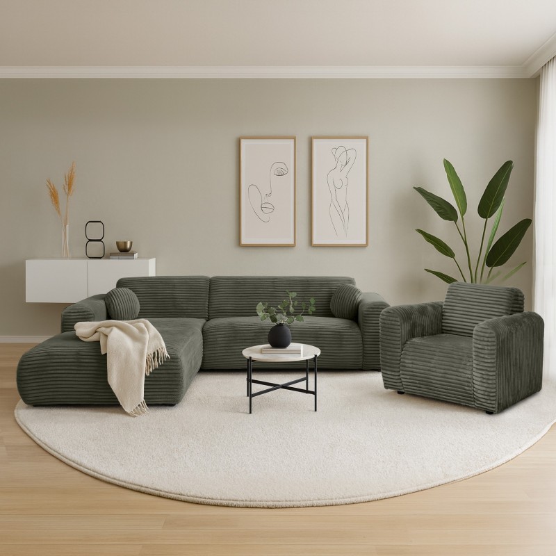 Křeslo PUERTO v látce Tilia - styl a pohodlí do obývacího pokoje