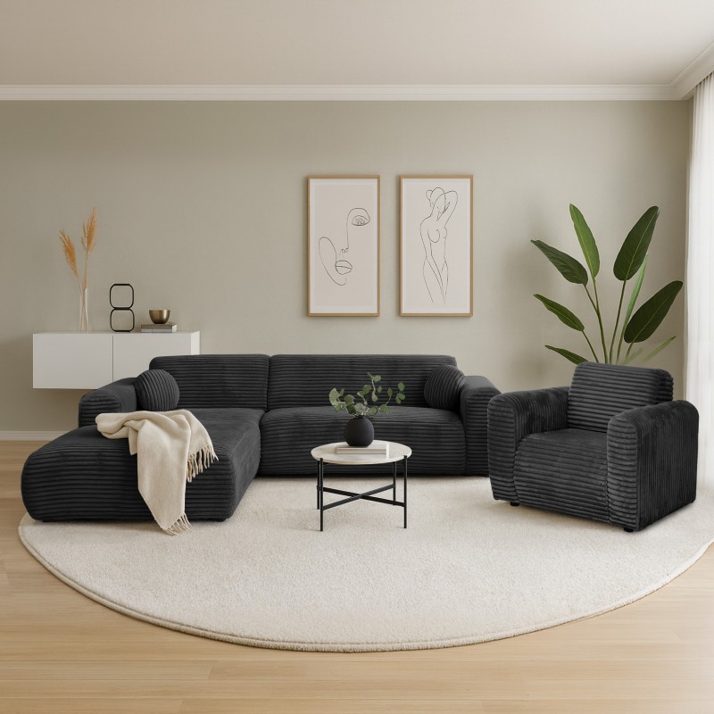 Křeslo PUERTO v látce Tilia - styl a pohodlí do obývacího pokoje