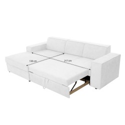 Rohová pohovka PEDRO s funkcí spaní - moderní, pohodlná, praktická