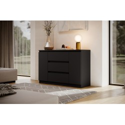 Dvoudveřová komoda se třemi zásuvkami LEMON | Beautysofa24.cz