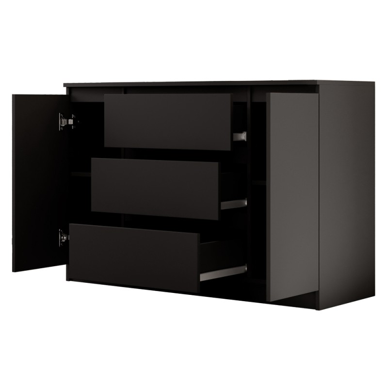 Dvoudveřová komoda se třemi zásuvkami LEMON | Beautysofa24.cz