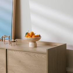 Komoda JUNI se 4 dveřmi | Dub Cremona / Baltic Storm