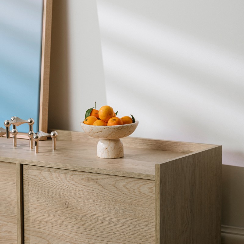 Komoda JUNI se 4 dveřmi | Dub Cremona / Baltic Storm