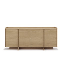 Komoda JUNI se 4 dveřmi | Dub Cremona / Baltic Storm