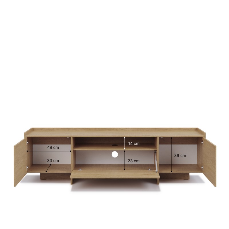 TV stolek JUNI se 3 dvířky