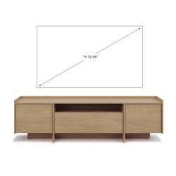 TV stolek JUNI se 3 dvířky