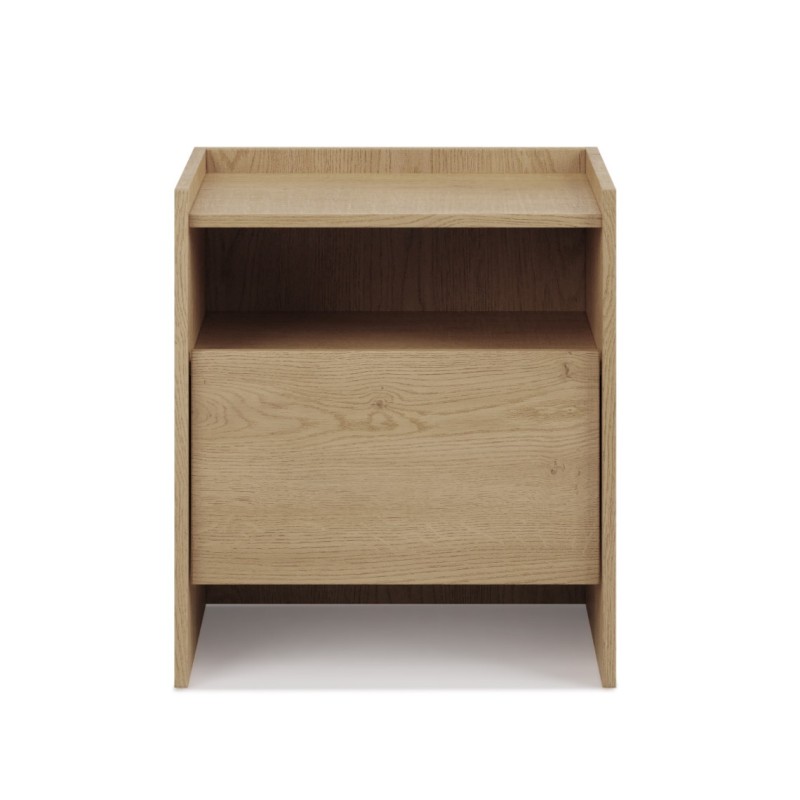Noční stolek JUNI s 1 zásuvkou – moderní a praktický nábytek do ložnice