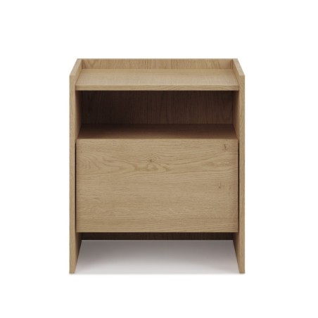 Noční stolek JUNI s 1 zásuvkou – moderní a praktický nábytek do ložnice
