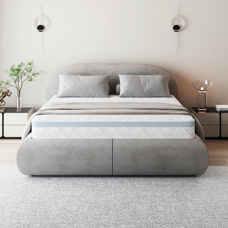 Zdravotní taštičková matrace MEDIRO CARE SENIOR - 7 zón, H2/H3, latex, kokos, TENCEL