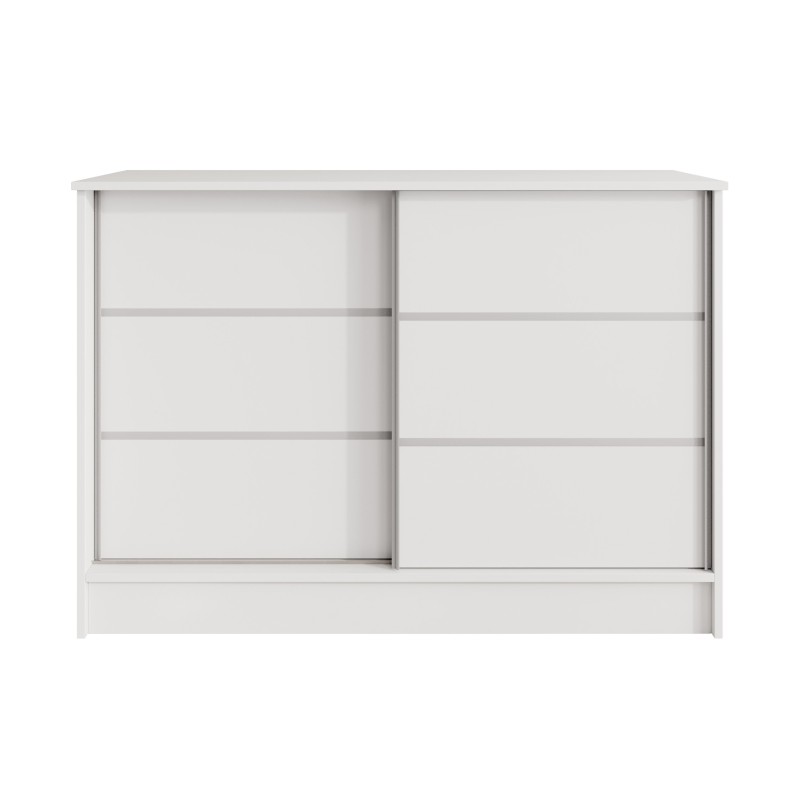 Komoda MIRELA se 2 posuvnými dveřmi - moderní a elegantní komoda do obývacího pokoje | BeautySofa24