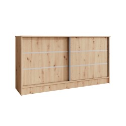 Komoda MIRELA se 2 posuvnými dveřmi - moderní a elegantní komoda do obývacího pokoje | BeautySofa24