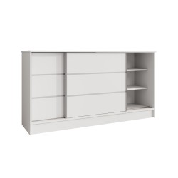 Komoda MIRELA se 2 posuvnými dveřmi - moderní a elegantní komoda do obývacího pokoje | BeautySofa24