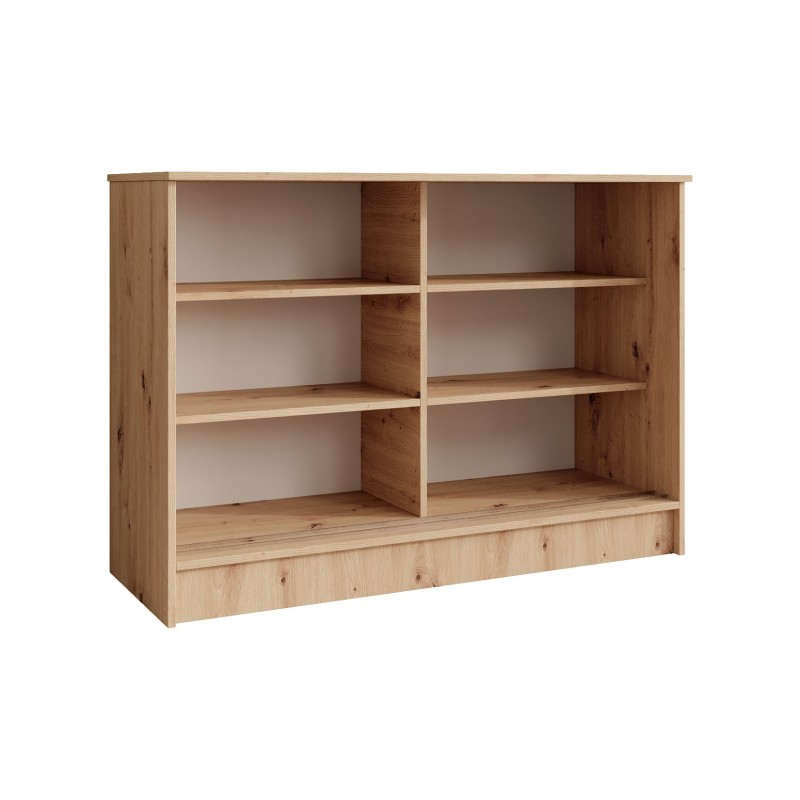 Komoda HORIZON - moderní komoda s lamelami a posuvnými dveřmi